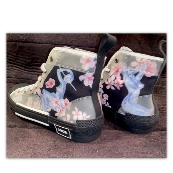 DIOR SORAYAMA B23 'Robot Black' Canvas US Size 10.5 - Picture 5 of 7